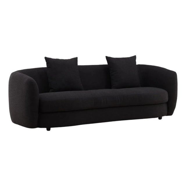 Modern Dark Charcoal Sofa For Sale