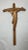 1930s Antique Hand Carved Wood Religious Jesus Christ Crucified Cross Sculpture God For Sale - Image 5 of 14