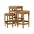 Boho Chic Vintage Bamboo and Rattan Nesting Tables, 1960s, Set of 3 For Sale - Image 3 of 16