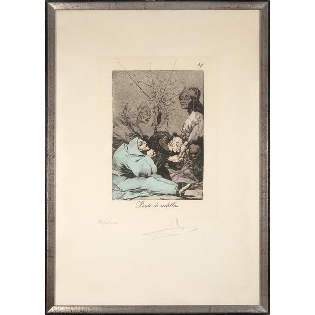 Ponte de Rodillas, 21/200, 1977, Etching, Framed For Sale - Image 3 of 4