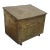 Embossed Repousse Chasing Fireside Firewood Box or Storage Chest For Sale