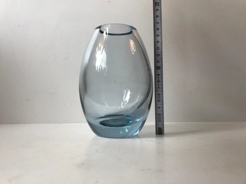 Modernist Danish Hellas Drop Vase by Per Lütken for Holmegaard