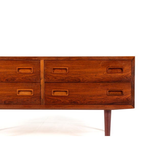 Mid-Century Modern Danish Rosewood Chest of Drawers by Poul Hundevad for Hundevad & Co, 1960s For Sale - Image 11 of 18