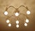 Gold Large Space Age Gilded Ceiling Light from Leola For Sale - Image 8 of 18