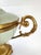 Footed Bowl or Urn Celadon Green & Brass Candy Dish For Sale - Image 10 of 12