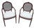 1970s Restored French Provincial Cane Back Armchairs – Pair For Sale