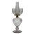 Late 19th Century Figural Fish Etched Glass & Crystal Base Table Lamp For Sale