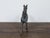 Dark Gray Small Vintage Bronze Horse Sculpture with Dark Patina For Sale - Image 8 of 11