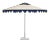 This listing is for a Set of 2 Blue Ice 9' Patio Umbrellas.The Blue Ice Market Umbrella is a 9' Hexagon in solid aluminum...