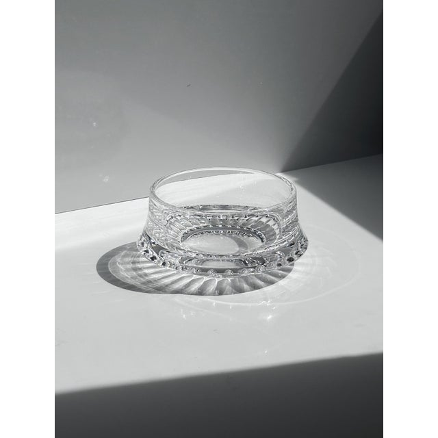 Small Crystal Glass Bowl, 1960s For Sale - Image 6 of 6