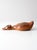 This vintage Tonalá duck figurine from Tonalá is hand-painted in layered terracotta tones with finely detailed foliate and...