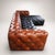 Contemporary Loom Noir Pavé Two-Tone Leather Sectional For Sale - Image 3 of 8