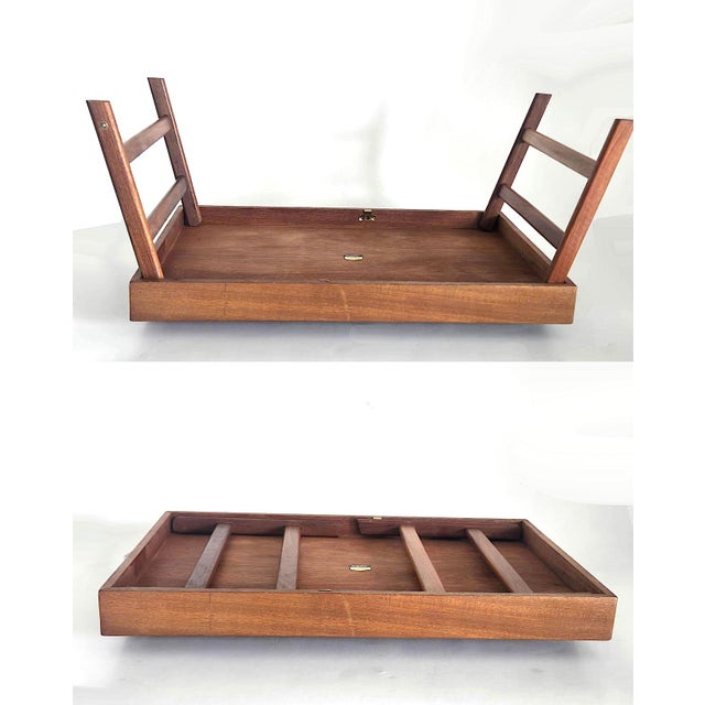 1970s Teak Wood Folding Bed/Lap Tray For Sale - Image 9 of 10