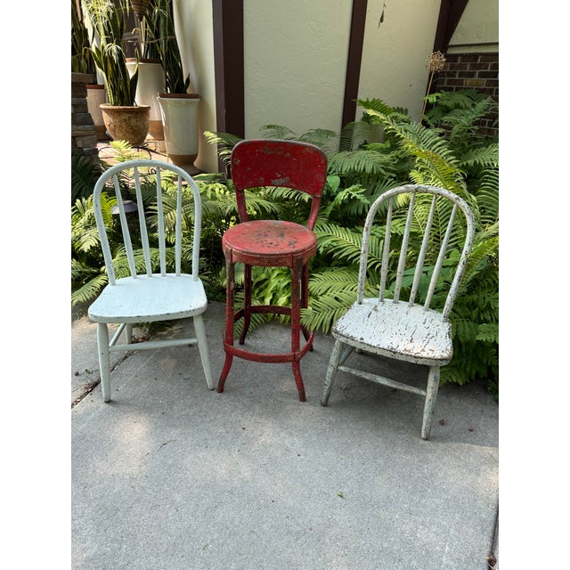 Authentic Vintage Rachel Ashwell Shabby Chic Couture Side Chair Child Sized For Sale - Image 9 of 9