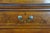 Late 20th Century Handmade English Georgian Style Walnut Burl Breakfront Display Cabinet Bookcase For Sale - Image 6 of 18