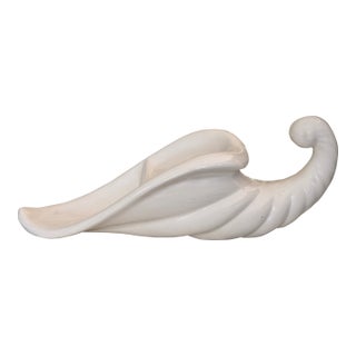 Mid-Century Studio Art Ceramic Cornucopia For Sale