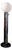 Nickel-Plated Glass Globe Marble Base Giorgio Floor Lamp by Magic Circus Editions For Sale