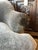 Blue Blue Mohair Arm Chair For Sale - Image 8 of 8