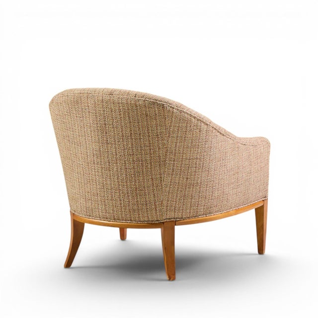 Erwin Lambeth Style Mid Century Walnut Lounge Chairs - Pair For Sale - Image 10 of 12