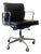 Black Leather Soft Pad Chair by Charles and Ray Eames for Vitra, 1960s For Sale