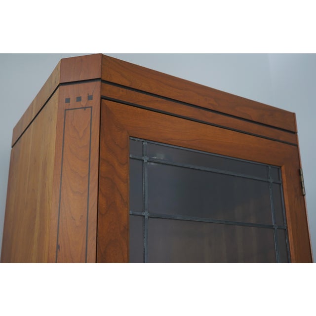 Stickley 21st Century Collection Cherry Curio Cabinet For Sale - Image 11 of 17