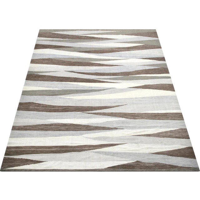 2010s Contemporary Scandinavian Design Kilim For Sale - Image 5 of 6