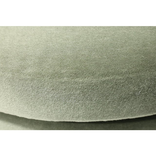 Milo Baughman Style Teardrop Lounge Chairs in Vendome Mohair For Sale In Dallas - Image 6 of 9