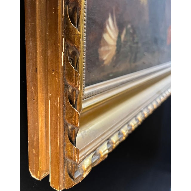 Albert Duplain, Flowers in a Big Vase, Oil on Canvas, 1925 For Sale - Image 9 of 12