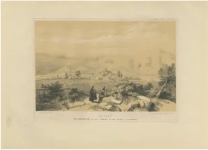 Louis de Laborde, View of Geyre (Ancient Aphrodisias), Lithograph, 1840
