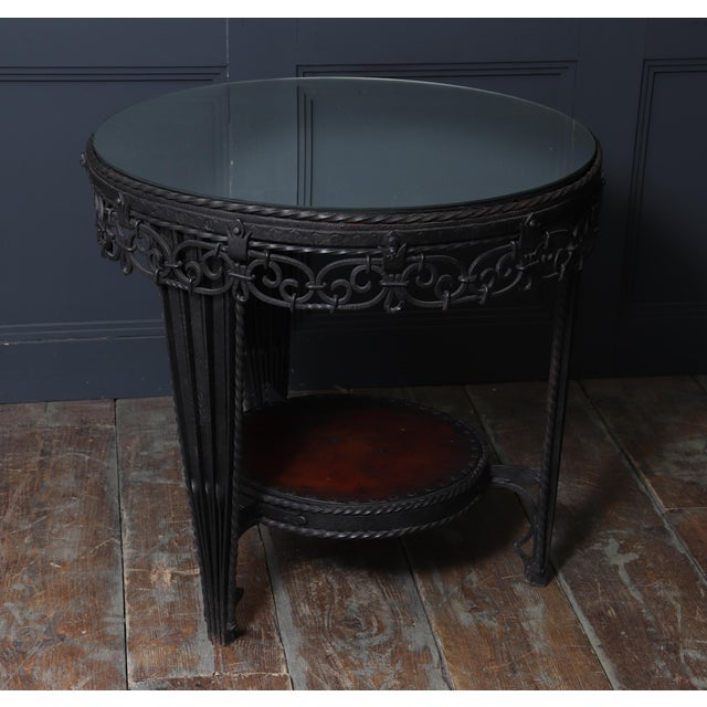 Art Deco French Wrought Iron Coffee Table, 1930s For Sale - Image 16 of 18