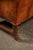 Mid 20th Century Tufted Vinyl Chesterfield Wingback Armchair in Brown For Sale - Image 14 of 17