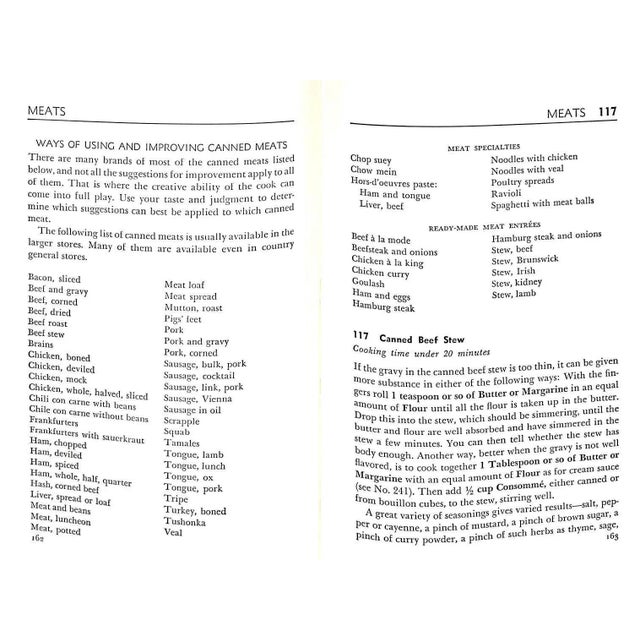 "The New Cruising Cookbook Easy-To-Cook Meals on a Two-Burner Stove" 1960 Jones, Russell K. & Norton, C. McKim For Sale - Image 4 of 7