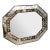 Vintage Venetian Style Octagonal Etched Glass Wall Mirror For Sale