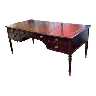 Mid 20th Century Kittinger American Empire Mahogany Desk For Sale