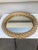 French Mid-Century Round Rope Mirror Adrien Audoux and Frida Minet For Sale - Image 3 of 6