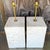 Illuminate your space with these vintage coastal lamps, crafted from large Coquina stone blocks. Each lamp embodies...