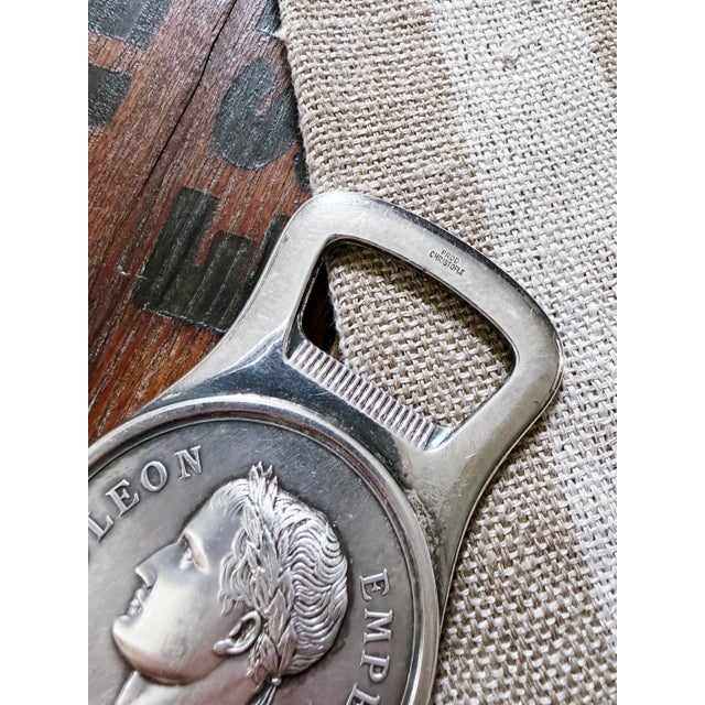 A wonderful vintage circa 1950-60s heavy silver plated bottle opener made by Christofle. Excellent vintage condition, very...