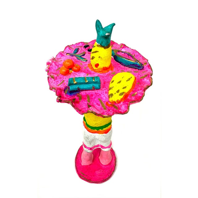 1960s Villager Folk Art Set From Metepec, Mexico - Set of 6 For Sale - Image 10 of 18