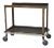 1950s Sturdy Industrial Bar Cart on Wheels For Sale