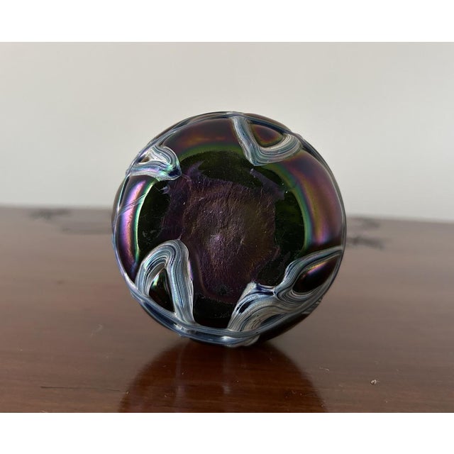 Art Nouveau Favrille Blown Glass Vase from Pallme König, Austria, 1920s For Sale - Image 12 of 16