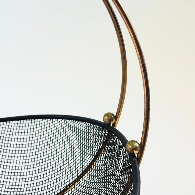 MCM Brass and Mesh Circular Fruit Basket For Sale - Image 11 of 12