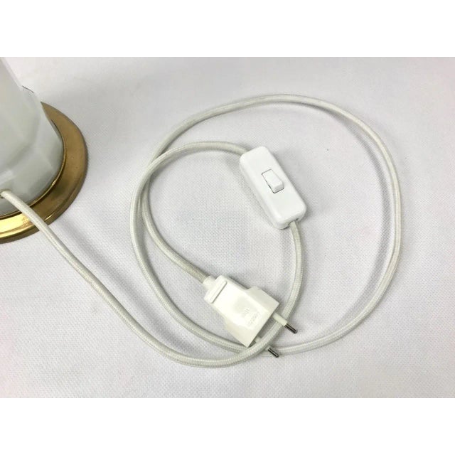 Vintage Danish Table Lamp with Handcrafted Amber Decoration from Jørgen Mørup, 1970s For Sale - Image 9 of 11