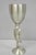 Silver Vintage Royal Order of Jesters Figural Pewter Metal Mirth Is King Award Goblet For Sale - Image 8 of 14