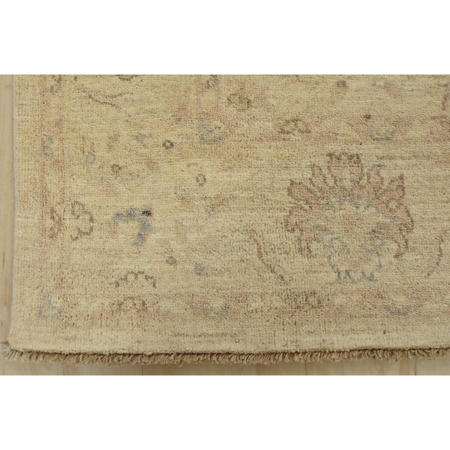Ziegler Rug 6’1” X 6’4” Beige Wool Traditional Hand-Knotted Oriental Carpet For Sale - Image 10 of 13