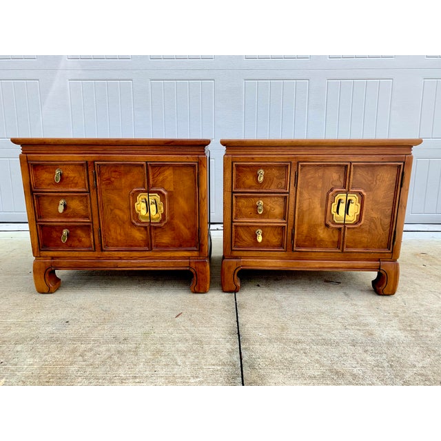 Vintage Thomasville Ming Style Nightstands a Pair Chairish