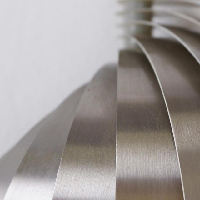 Swelling Aluminium Sconce by Henri Mathieu, 1970s For Sale - Image 14 of 16