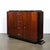 Art Deco Walnut & Black Lacquer Curved-Front Cabinet W/ Verde Saint Denis Top For Sale - Image 11 of 15