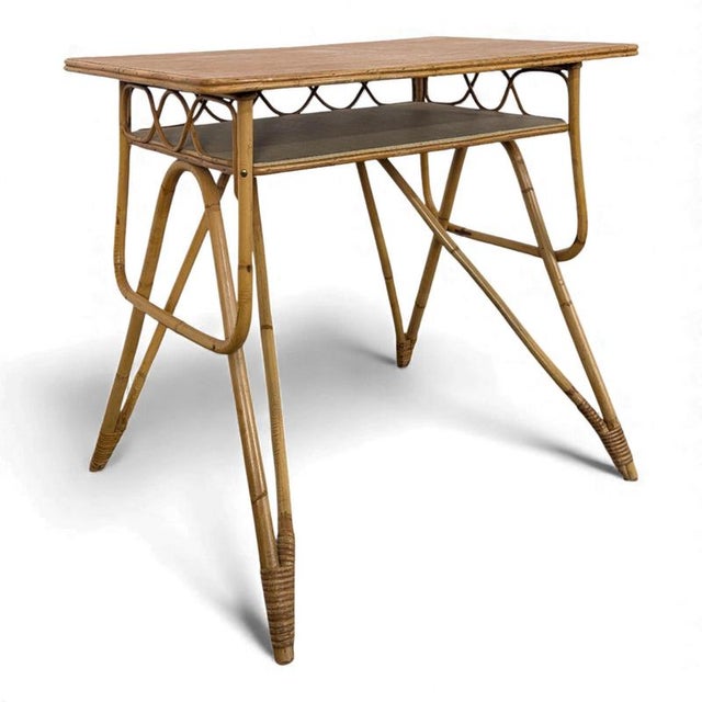 Bamboo and Rattan Desk For Sale - Image 6 of 6