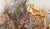 Not Yet Made - Made To Order 36" * H96" * 2ps, Hand-Painted Vintage Jungle Sanctuary Jaguar & Toucan Tropical Mural For Sale - Image 5 of 5