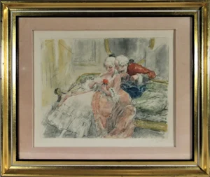 Antoine Calbet, Scene Galante au XVIII eme Siecle #1